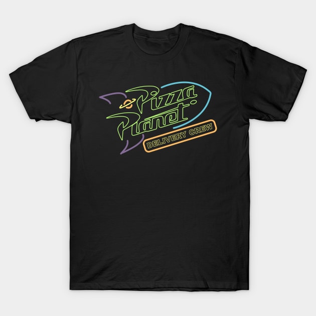 Pizza Planet Delivery Crew - Full Color T-Shirt by Native Creative